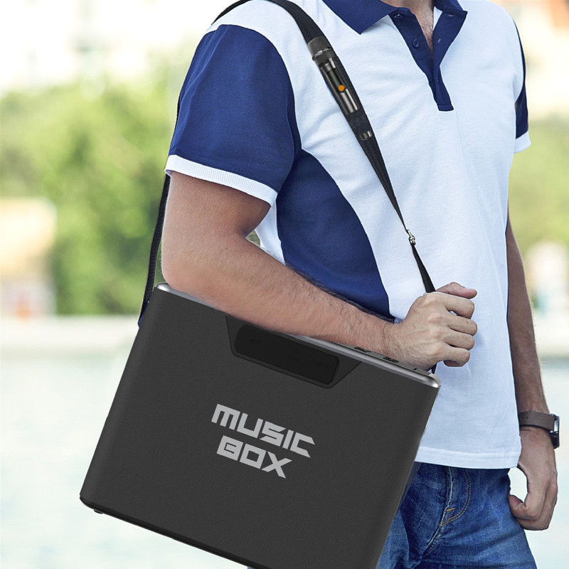 Портативна акустика HiFuture MusicBox 100W Silver (musicbox.silver)