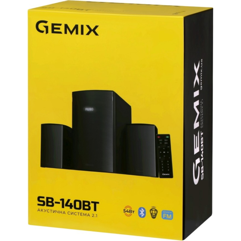Акустична система Gemix SB-140BT Black