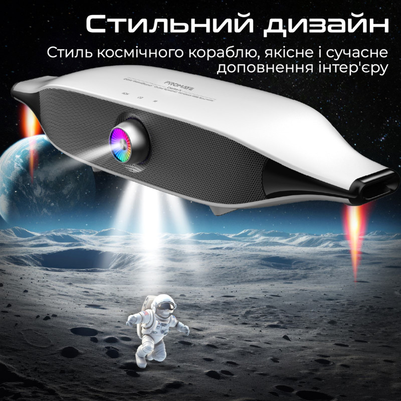 Акустична система Promate Delta-X 20W White (delta-x.white)