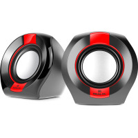 Акустична система REAL-EL S-50 Black/Red (EL121100008)