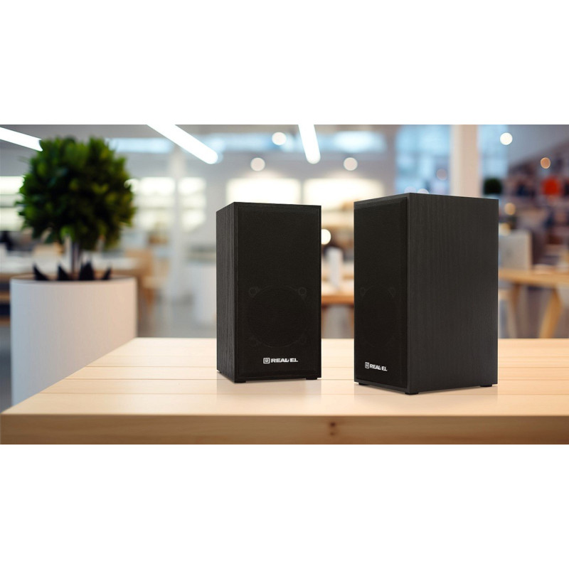 Акустична система REAL-EL S-202 Black (EL121200019)