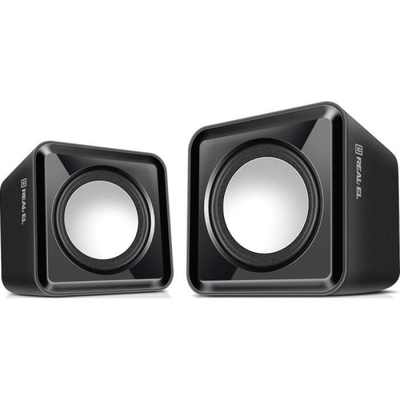 Акустична система REAL-EL S-10 USB Black (EL121100020)