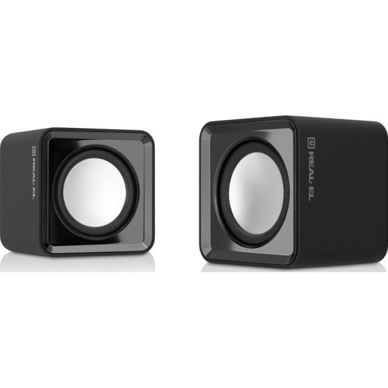 Акустична система REAL-EL S-10 USB Black (EL121100020)