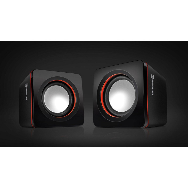 Акустична система REAL-EL S-13 USB Black (EL121100021)
