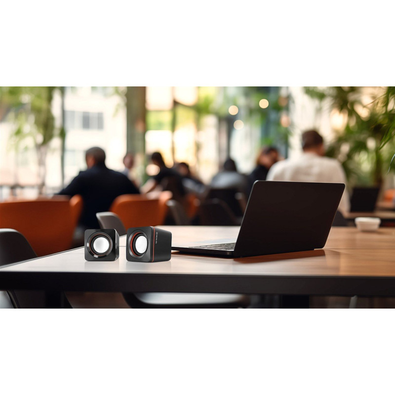 Акустична система REAL-EL S-13 USB Black (EL121100021)