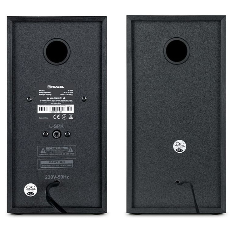 Акустична система REAL-EL S-219 Black (EL121200004)