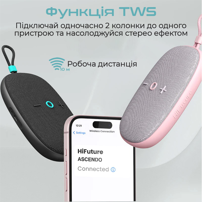 Акустична система HiFuture Ascendo 20W Matcha Green (ascendo.matchagreen)