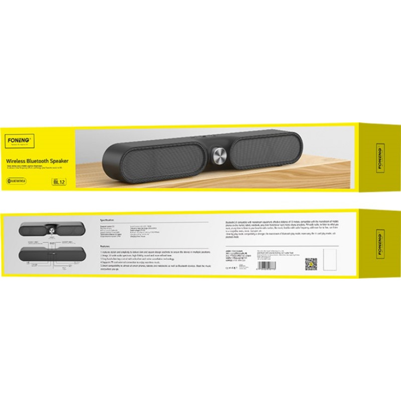 Акустична система Foneng BL12 Multimedia Bluetooth Speaker (BL12-BS-M)