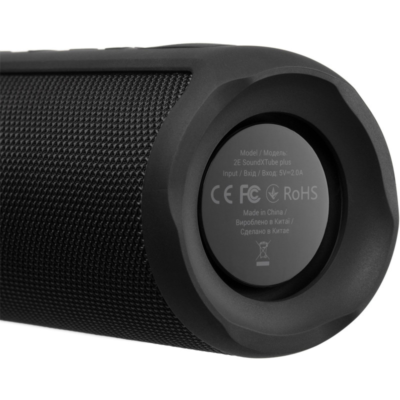 Акустична система 2E SoundXTube Plus Black (2E-BSSXTPWBK)