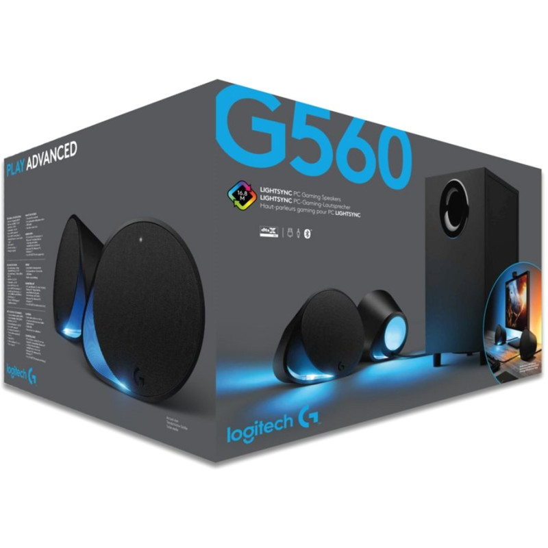 Акустична система Logitech G560 LightSync Black (980-001301)