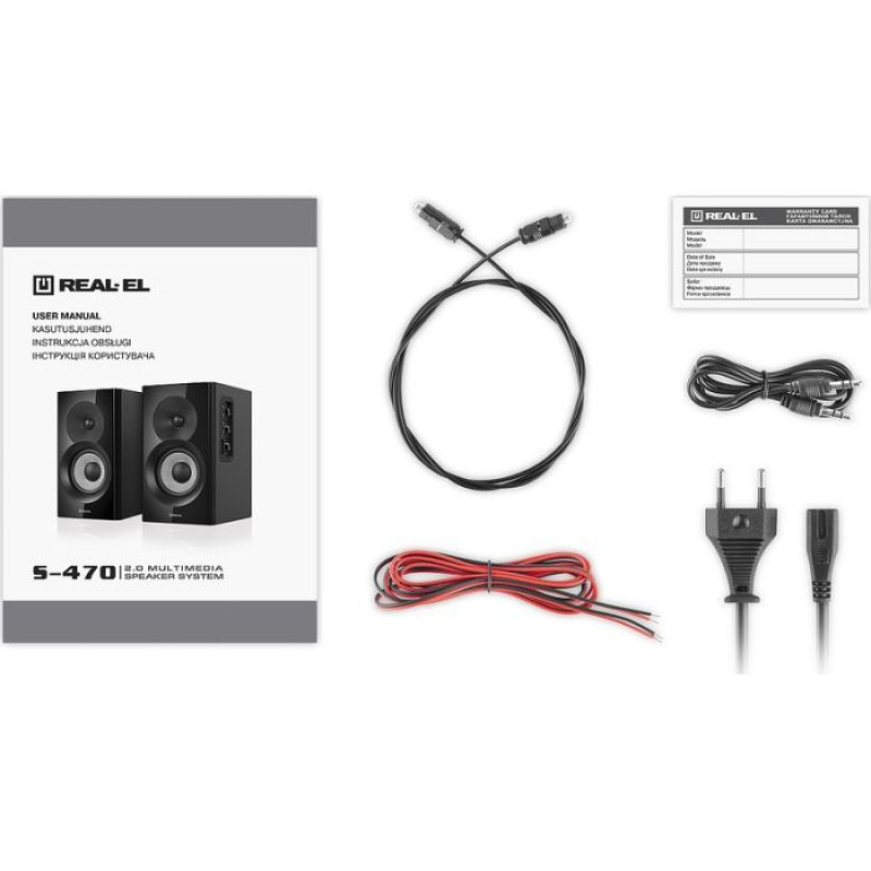 Акустична система REAL-EL S-470 Black (EL121200018)