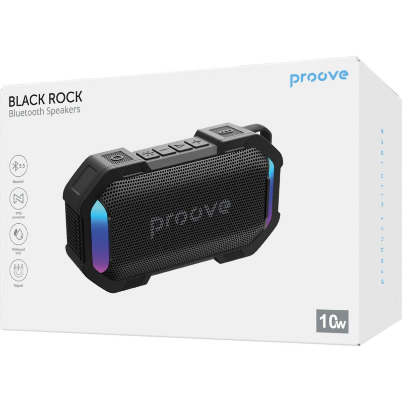 Портативна колонка Proove Black Rock 10W
