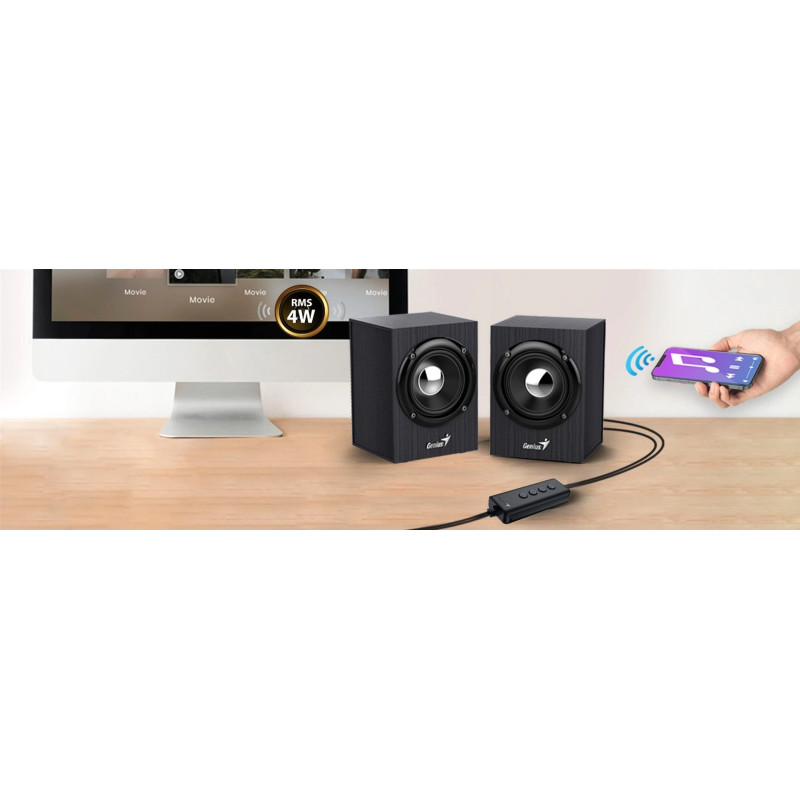 Акустична система Genius SP-HF385 BT Black (31730046400)