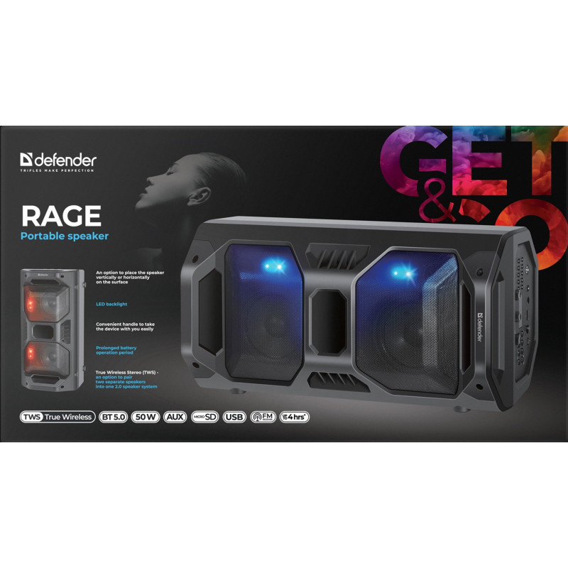Акустична система Defender Rage (65109)
