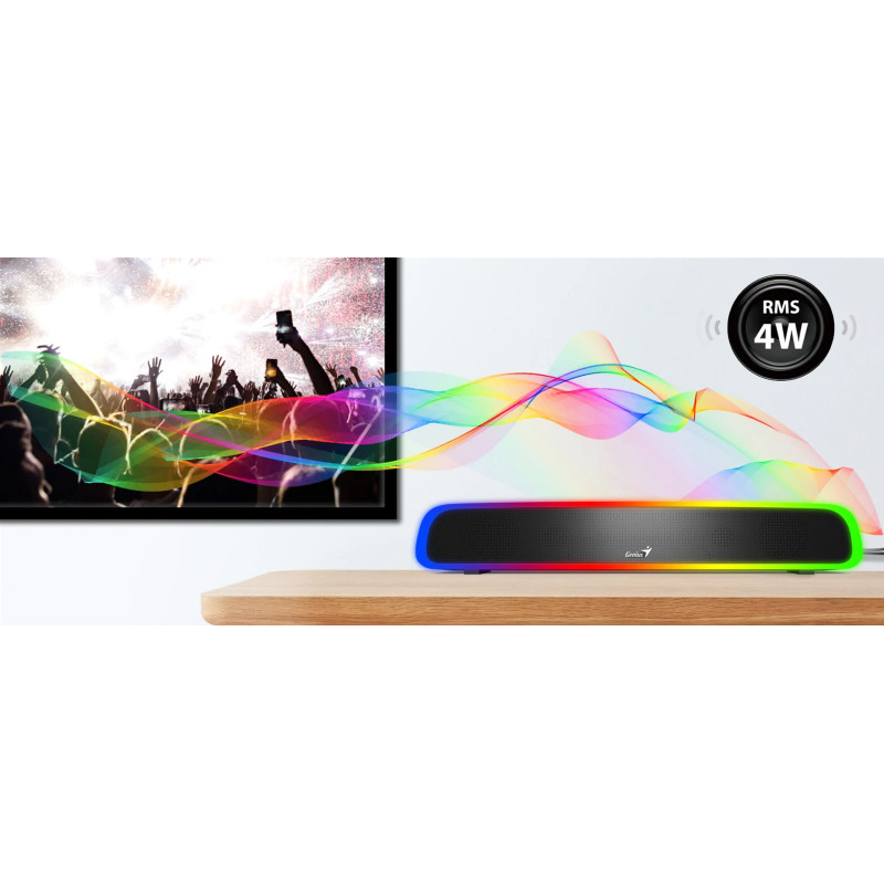 Акустична система GENIUS USB SoundBar Bluetooth RGB (31730045400)