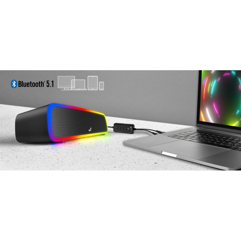 Акустична система GENIUS USB SoundBar Bluetooth RGB (31730045400)
