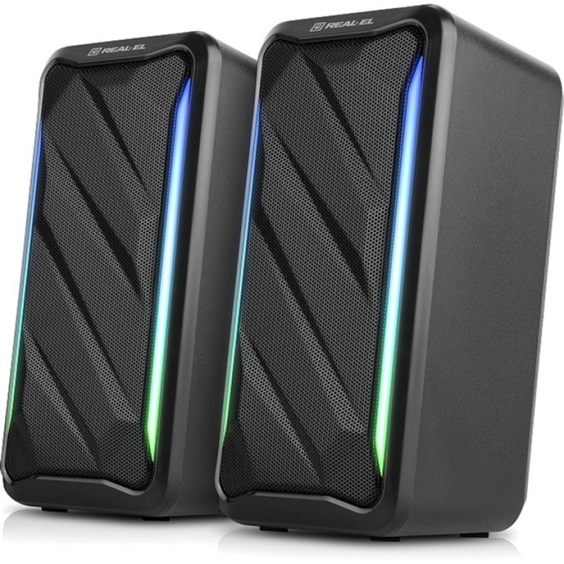 Акустична система REAL-EL S-130 USB Black (EL121100018)