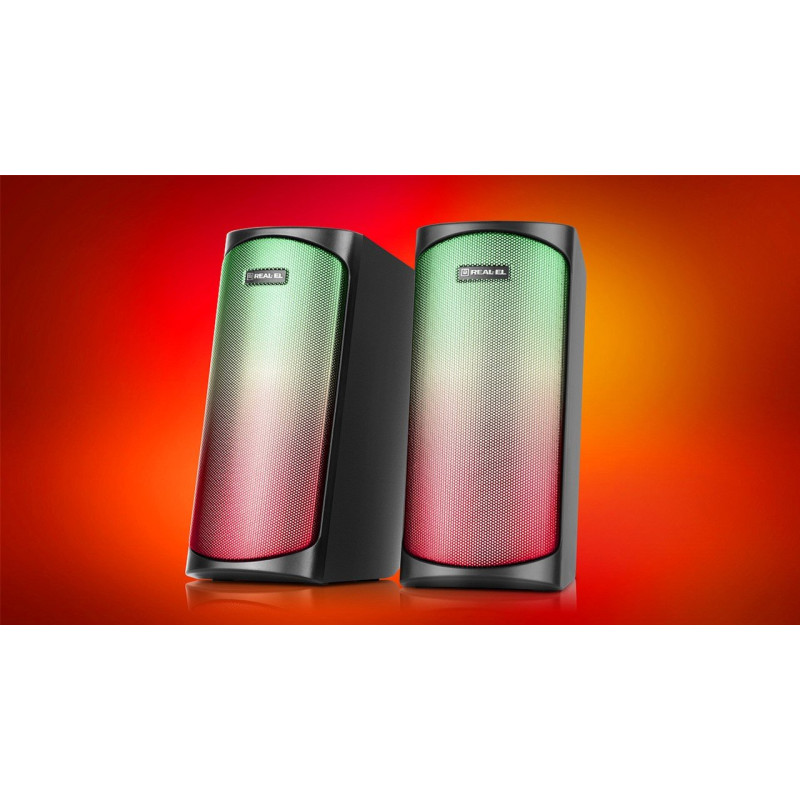 Акустична система REAL-EL S-135 USB Black (EL121100019)