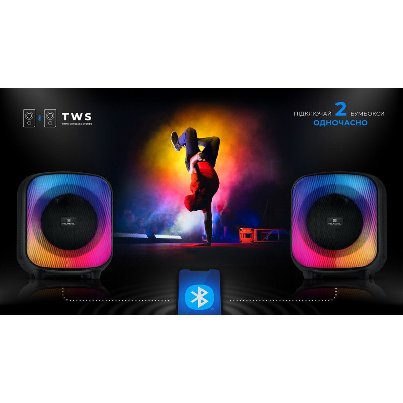 Акустична система REAL-EL X-760 Black (EL121600029)