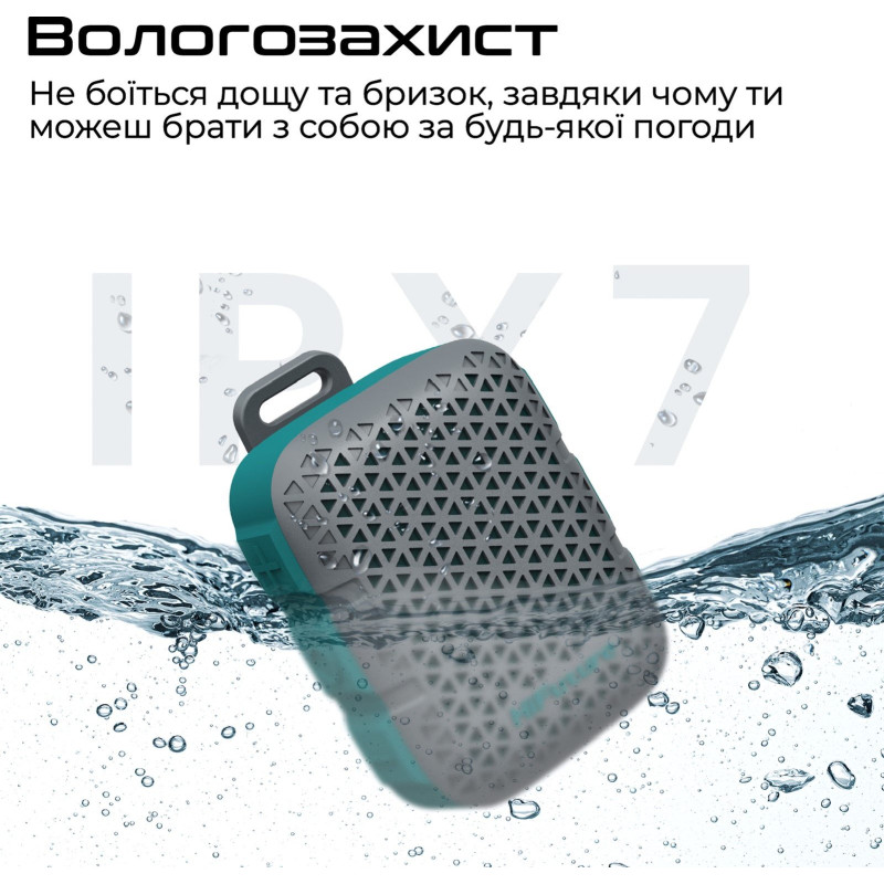 Портативна акустика HiFuture Pocket-S 5W Grey/Blue (pocket-s.greyblue)