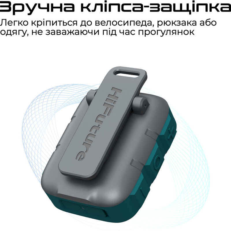 Портативна акустика HiFuture Pocket-S 5W Grey/Blue (pocket-s.greyblue)