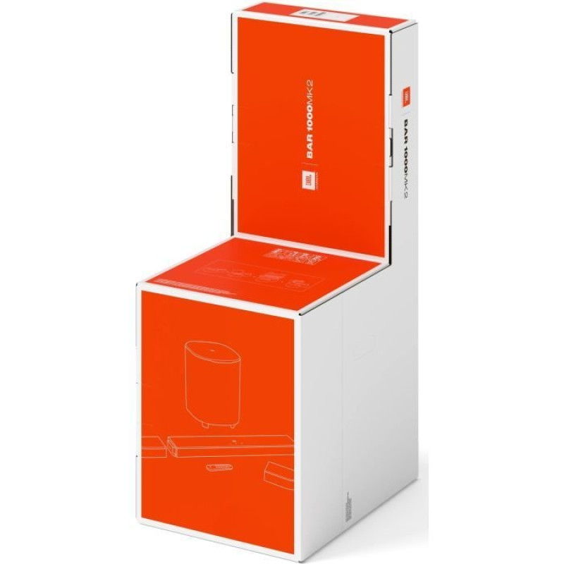 Акустична система JBL BAR 1000 (M2) Black (JBLBAR1000M2BLKEP)