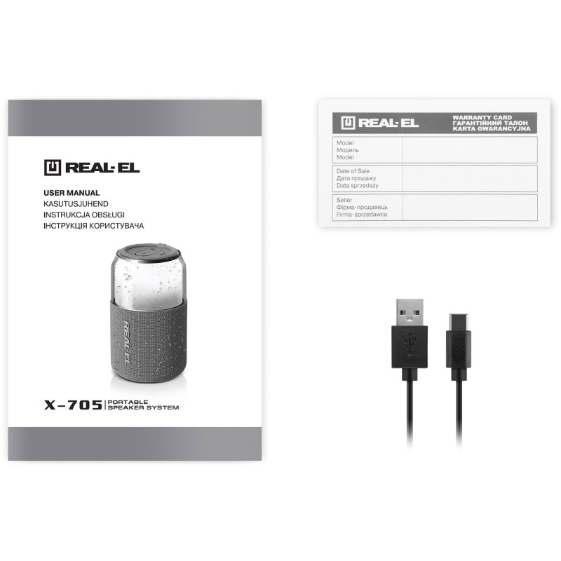 Акустична система REAL-EL X-705 Red (EL121600025)