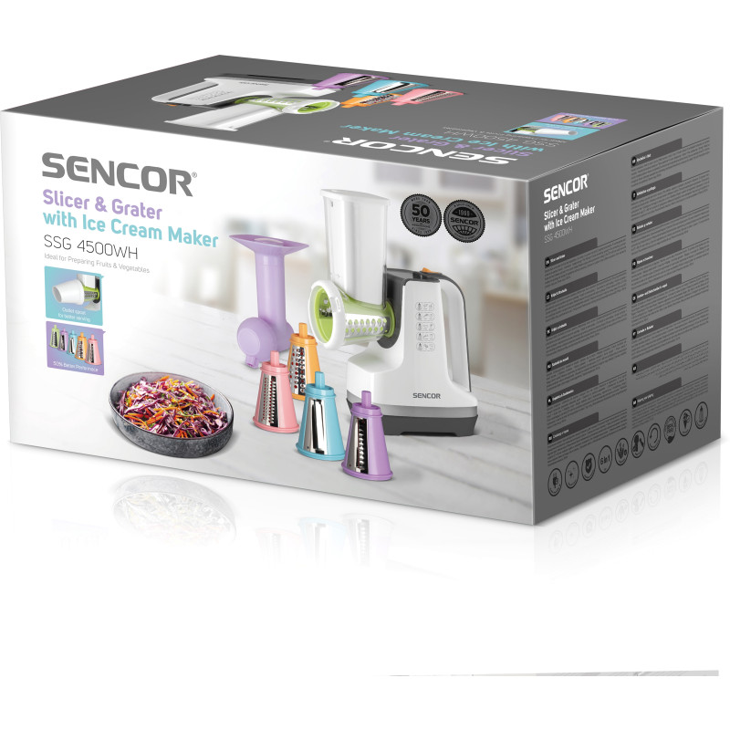 Кухонний комбайн Sencor SSG 4500WH