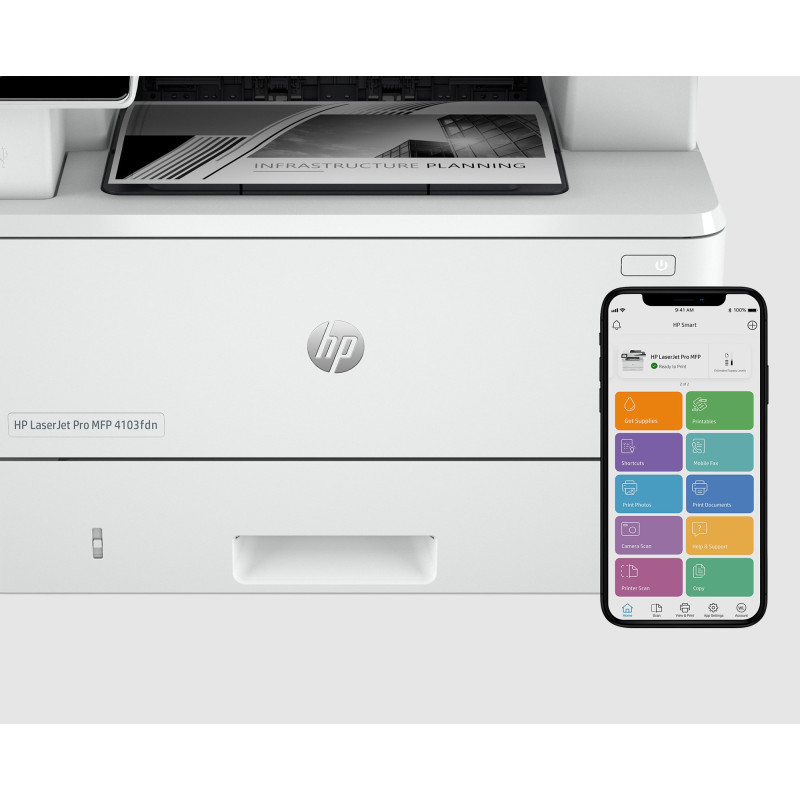 БФП HP LaserJet Pro 4103fdn (2Z628A)