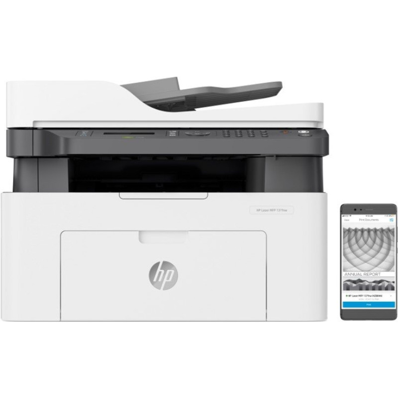 Багатофункціональний пристрій HP LaserJet 137fnw з WiFi (4ZB84A)