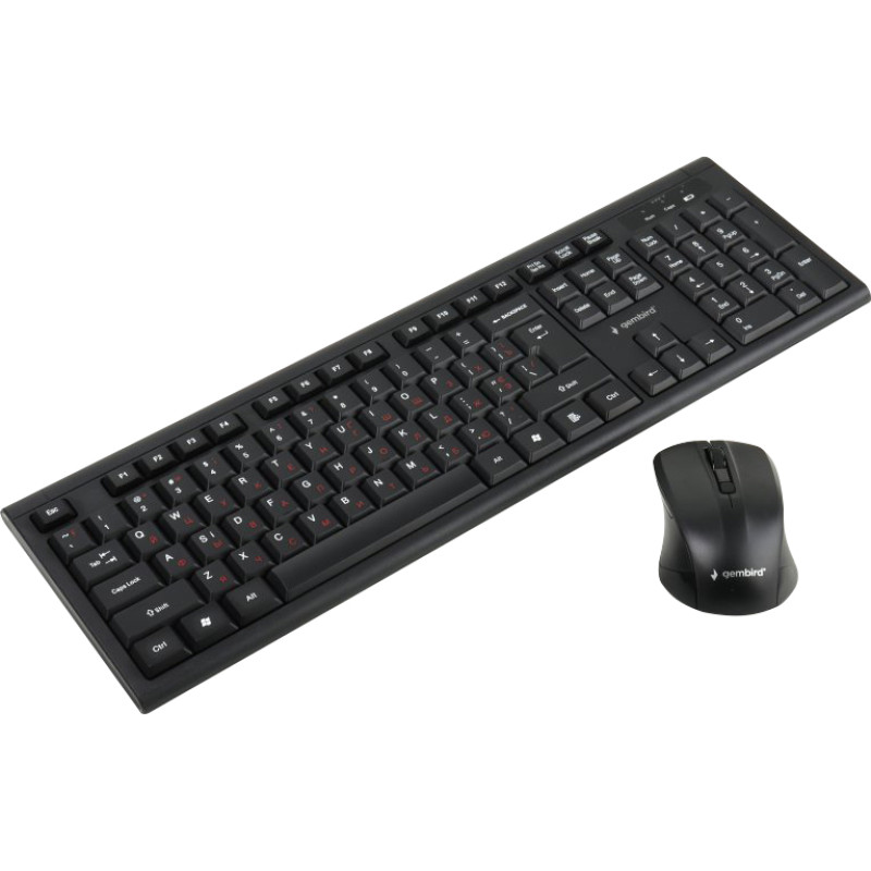 Комплект Gembird KBS-WM-03-UA Wireless Black (KBS-WM-03-UA)