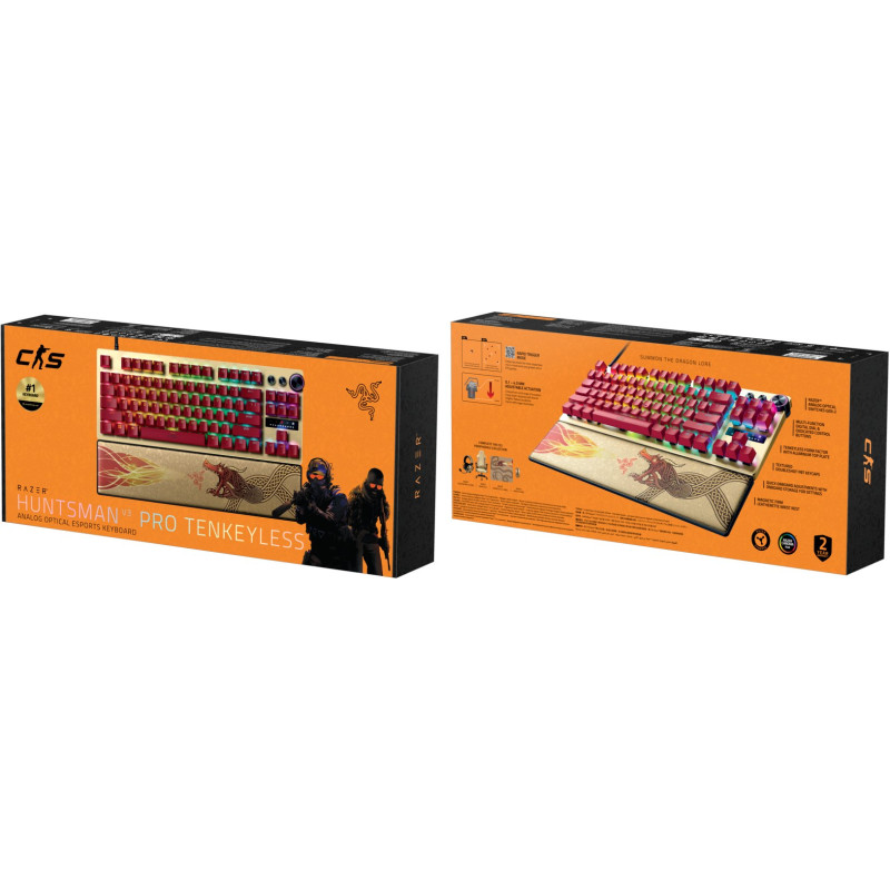Клавіатура RAZER Huntsman V3 PRO TKL Counter-Strike 2 Ed. (RZ03-04982100-R3M1)