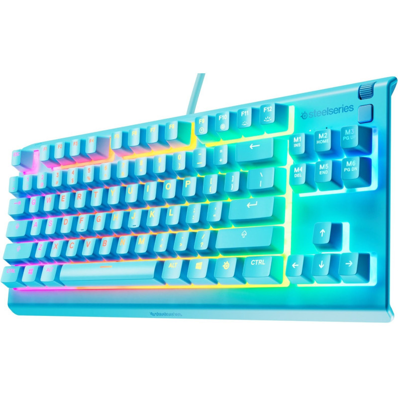 Клавіатура SteelSeries Apex 3 TKL UA Aqua (64933)
