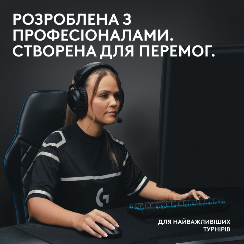 Клавиатура Logitech G PRO X TKL Lightspeed White Tactile (920-012148)