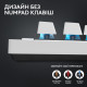 Клавиатура Logitech G PRO X TKL Lightspeed White Tactile (920-012148)