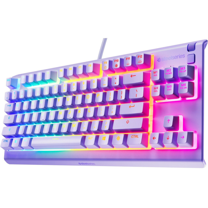 Клавіатура SteelSeries Apex 3 TKL UA Lavender (64940)