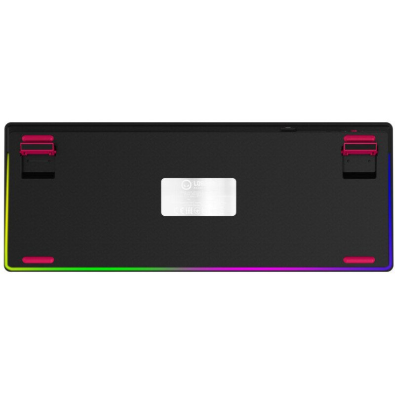 Клавіатура Lorgar KBP70TKLW Wireless TKL Mechanical Pro UA Black/Red (LRG-KBP70TKLW-BK-US)