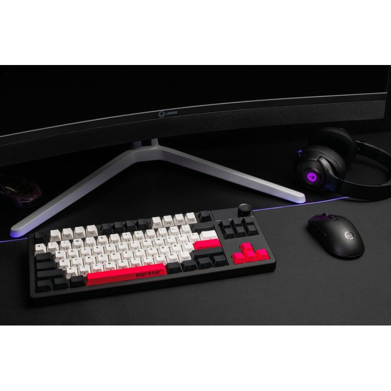 Клавіатура Lorgar KBP70TKLW Wireless TKL Mechanical Pro UA Black/Red (LRG-KBP70TKLW-BK-US)