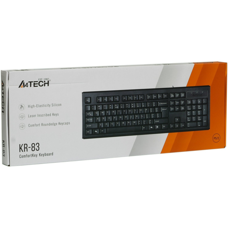 Клавіатура A4-Tech KR-83 PS/2 Black