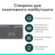 Клавіатура Logitech Slim Solar+ Business Wireless/Bluetooth Graphite (920-013779)