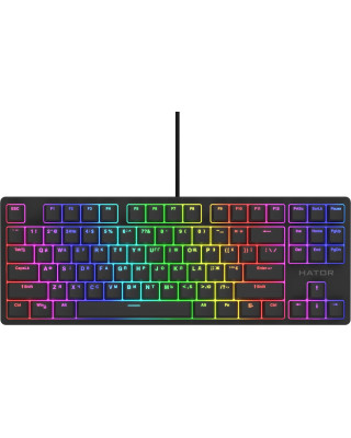 Клавіатура Hator Rockfall 2 Optica TKL Black USB Black (HTK-730)