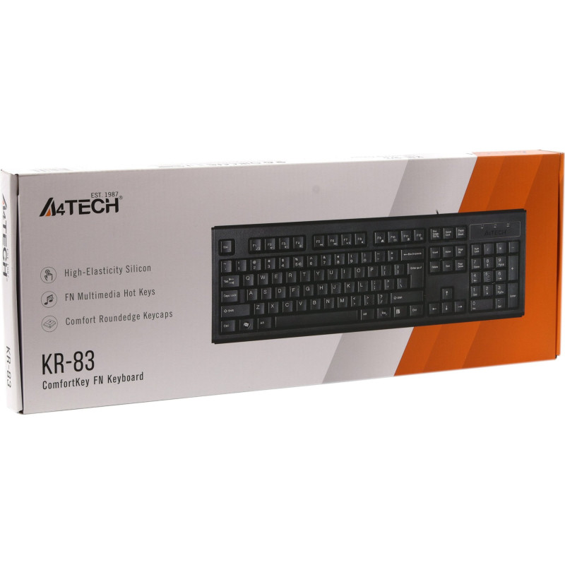 Клавіатура A4-Tech KR-83 USB Black
