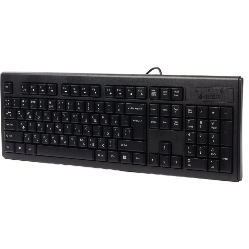 Клавіатура A4-Tech KR-83 USB Black