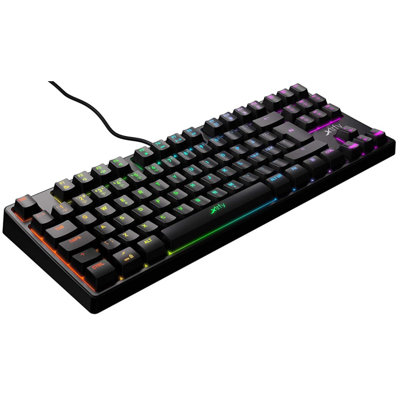 Клавіатура Xtrfy K4 TKL RGB Kailh Red UA Black (XG-K4-RGB-TKL-R-UKR)