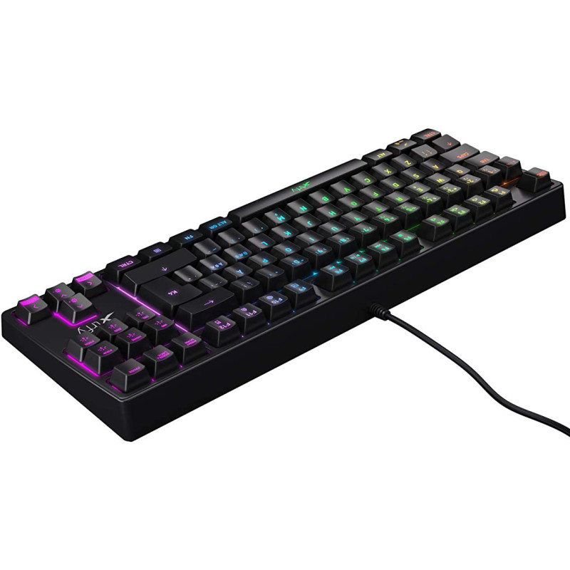 Клавіатура Xtrfy K4 TKL RGB Kailh Red UA Black (XG-K4-RGB-TKL-R-UKR)