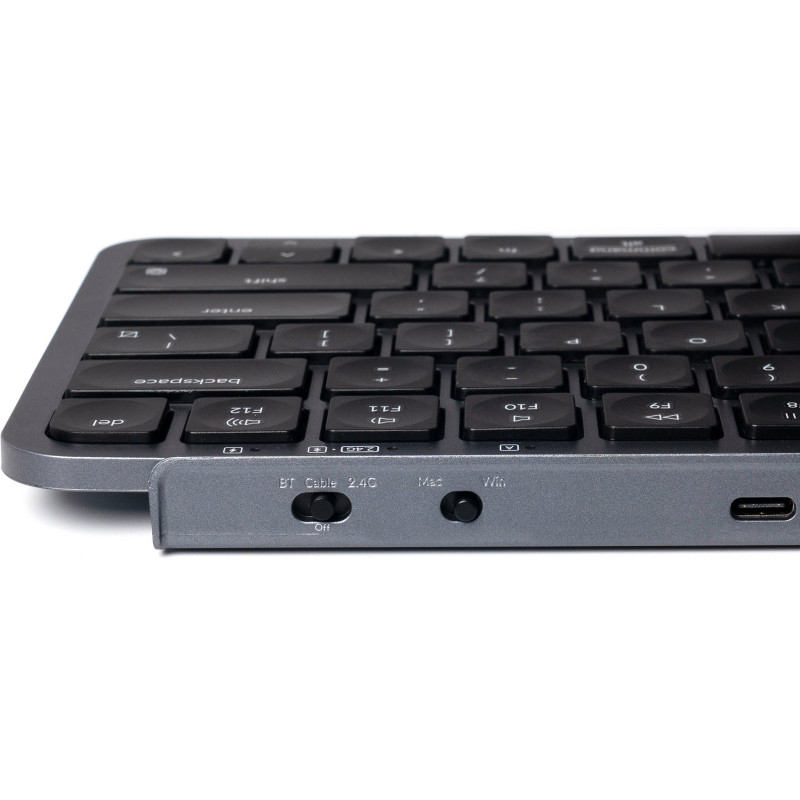 Клавіатура Keychron B1 Pro, USB/WL/BT, Space Gray (B1P-K1-UA)
