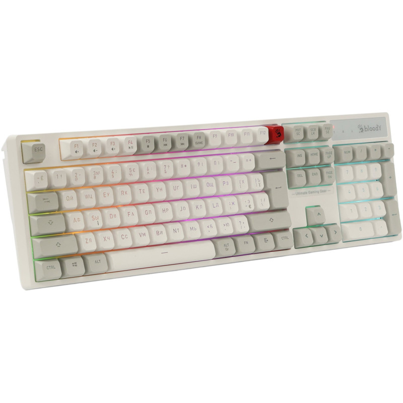 Клавіатура A4Tech Bloody B230N White