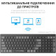 Клавіатура OfficePro SK985B Wireless/Bluetooth Black (SK985B)
