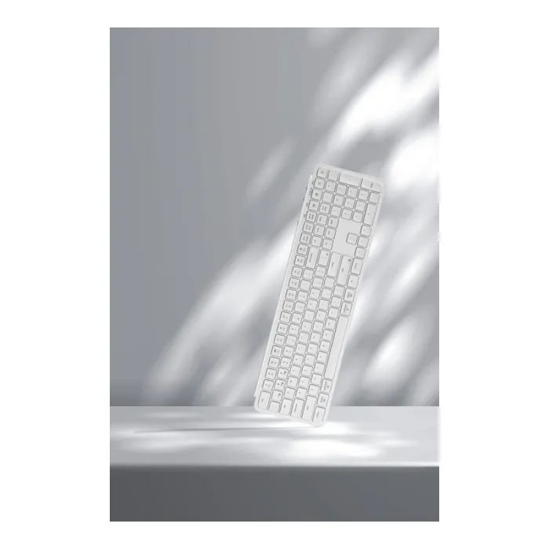 Клавіатура Keychron B6, USB/WL/BT, ivory white (B6P-K8-UA)