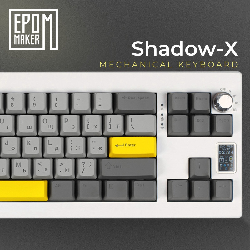 Клавіатура EPOMAKER Shadow-X Mulan White (SHX-W-M)